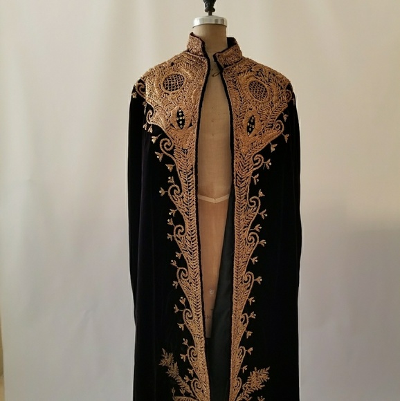 Vintage Jackets & Blazers - Antique Velvet Cape